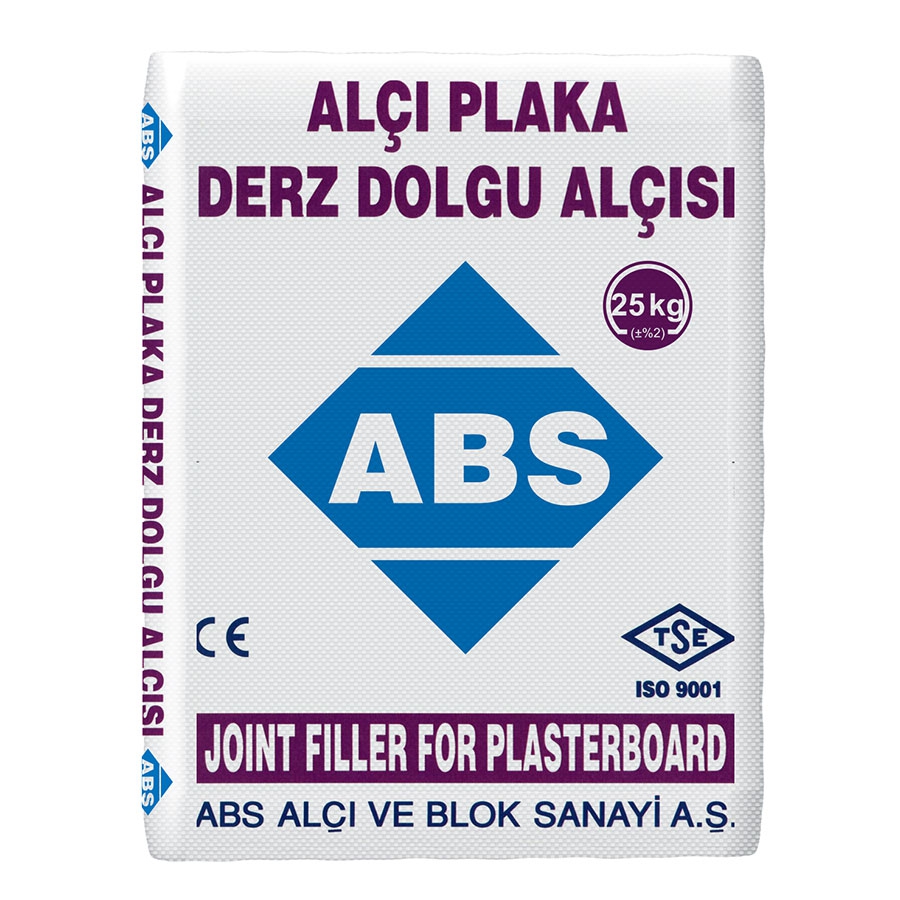 Abs Alçı Plaka Derz Dolgu 30 Kg